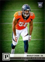 2018 Panini Base Set Bradley Chubb #303 card