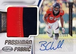 2018 Panini Certified Base Set Bradley Chubb #231 card