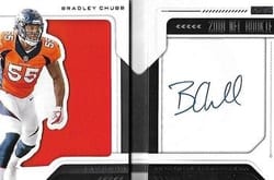 2018 Panini Playbook Base Set Bradley Chubb #207 card