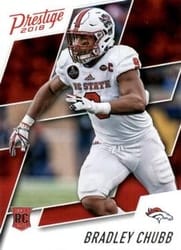 2018 Panini Prestige Base Set Bradley Chubb #204 card