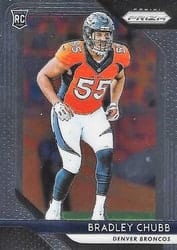 2018 Panini Prizm Base Set Bradley Chubb #204 card
