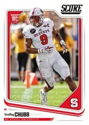 2018 Score Base Set Bradley Chubb #336 card