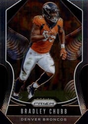 2019 Panini Prizm Base Set Bradley Chubb #205 card