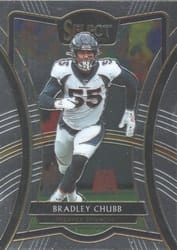 2019 Panini Select Base Set Bradley Chubb #124 card