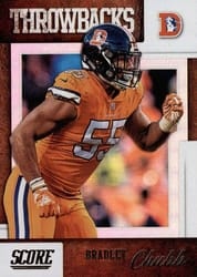 2019 Score Throwbacks Bradley Chubb #T-17 card