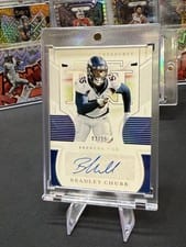 2020 Panini National Treasures Signatures Bradley Chubb #S-BC card