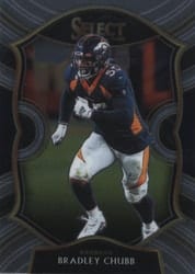 2020 Panini Select Base Set Bradley Chubb #34 card