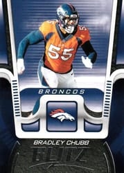 2021 Panini Playbook Blitz Bradley Chubb #BTZ-BCH card