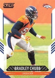 2021 Score Base Set Bradley Chubb #222 card
