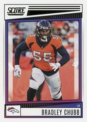 2022 Score Base Set Bradley Chubb #81 card