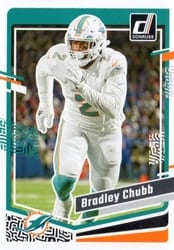 2023 Donruss Base Set Bradley Chubb #186 card