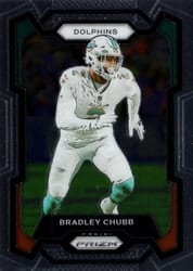 2023 Panini Prizm Base Set Bradley Chubb #186 card