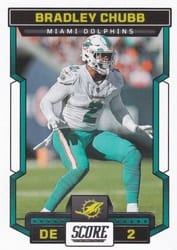2023 Score Base Set Bradley Chubb #278 card
