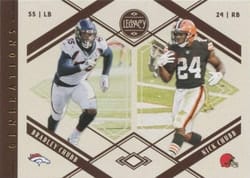 2021 Panini Legacy Generations Bradley Chubb / Nick Chubb #G-9 card