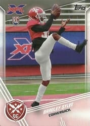 2020 Topps XFL Base Set Bradley Sylve #156 card