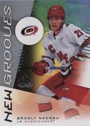 2024-25 SP Game Used New Grooves Bradly Nadeau #NG-5 card