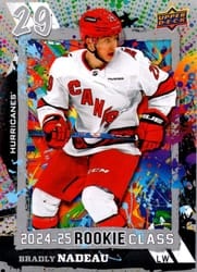 2024-25 Upper Deck 2024-25 Rookie Class Bradly Nadeau #RC-1 card