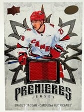 2024-25 Upper Deck Ice Ice Premieres Jersey Bradly Nadeau #IPJ-1 card