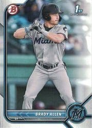 2022 Bowman Prospects Brady Allen #BP-36 card