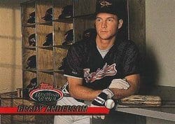 1993 Stadium Club Base Set Brady Anderson #507 card