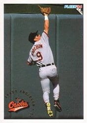 1994 Fleer Base Set Brady Anderson #1 card