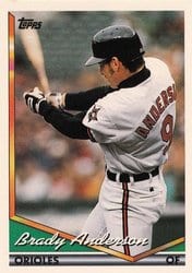 1994 Topps Base Set Brady Anderson #145 card