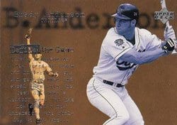1998 Upper Deck Base Set Brady Anderson #139 card