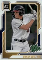 2026 Donruss Optic Brady Ebel #184 card