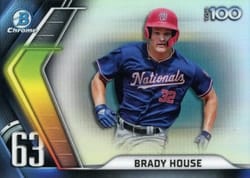 2022 Bowman Scouts' Top 100 Brady House #BTP-63 card
