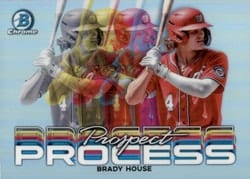 2023 Bowman Chrome Prospect Process Brady House #PRP-11 card