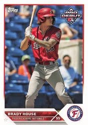 2023 Topps Pro Debut Base Set Brady House #PD-68 card