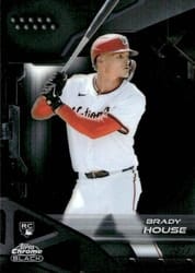 2026 Topps Chrome Black Base Set Brady House #160 card