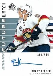 2019-20 SP Authentic Base Set Brady Keeper #167 card