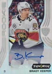 2019-20 Upper Deck Synergy Base Set Brady Keeper #71 card