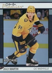 2025-26 O-Pee-Chee OPC Premier Brady Martin #P-93 card