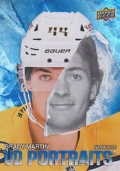 2025-26 Upper Deck UD Portraits Brady Martin #P-41 card