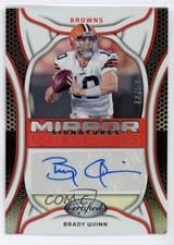 2022 Panini Certified Mirror Signatures Brady Quinn #MS-BRQ card