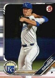 2019 Bowman Prospects Brady Singer #BP-110 card