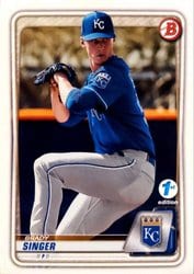 2020 Bowman 1st Edition Base Set Brady Singer #BFE-42 card