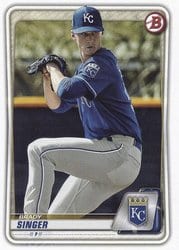 2020 Bowman Prospects Brady Singer #BP-42 card