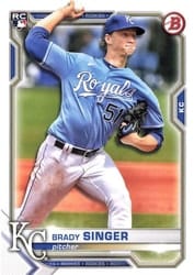 2021 Bowman Base Set Brady Singer #29 card