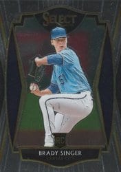 2021 Panini Select Base Set Brady Singer #178 card