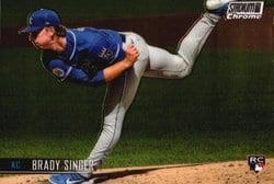 2021 Stadium Club Chrome Base Set Brady Singer #216 card