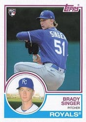 2021 Topps Archives Base Set Brady Singer #174 card