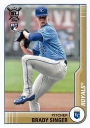 2021 Topps Big League Base Set Brady Singer #113 card