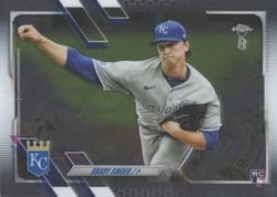 2021 Topps Chrome Ben Baller Edition Base Set Brady Singer #166 card
