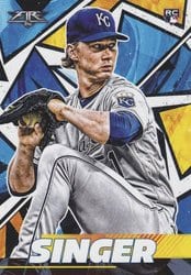 2021 Topps Fire Base Set Brady Singer #47 card