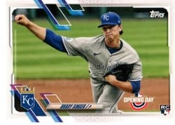 2021 Topps Opening Day Base Set Brady Singer #167 card