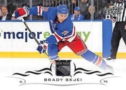 2018-19 Upper Deck Base Set Brady Skjei #120 card
