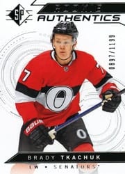 2018-19 SP Base Set Brady Tkachuk #110 card